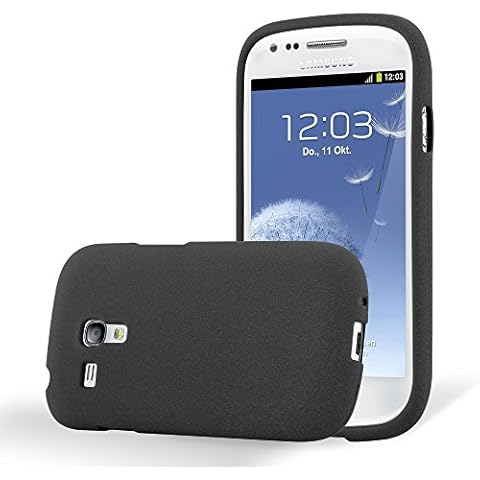 cadorabo Frost Black Case for Galaxy S3 Mini Cover
