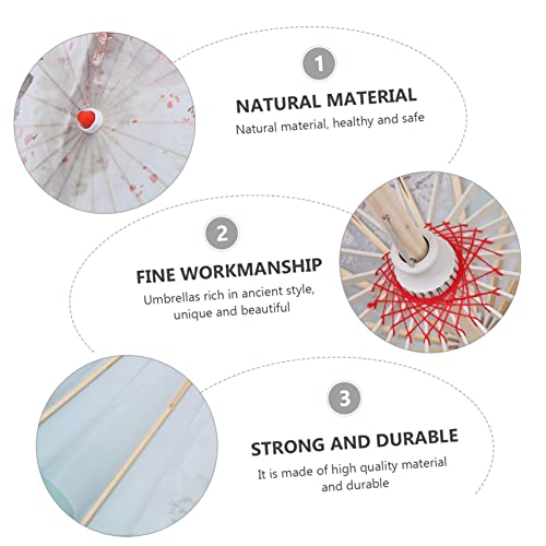 Abaodam 1 Peça Guarda-Chuva De Papel Oleado Enfeites De Halloween Decorações Japonesas Decoração Ret