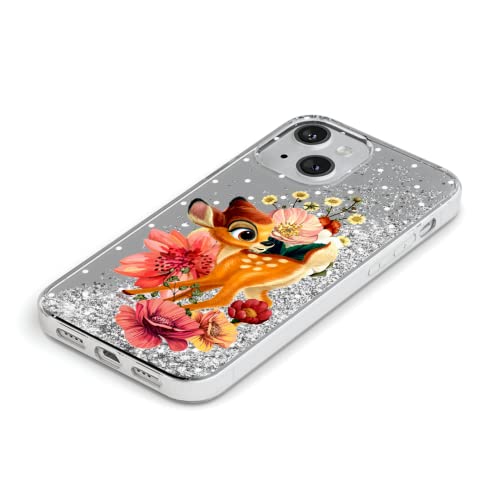 Ert Group Mobile Phone Case For Apple Iphone 13 Original And Officially Licensed Disney Pattern Bambi 014 Optimally Adapted To The Shape Of The Mobile Phone, With Glitter Overflow Effect #TOP3