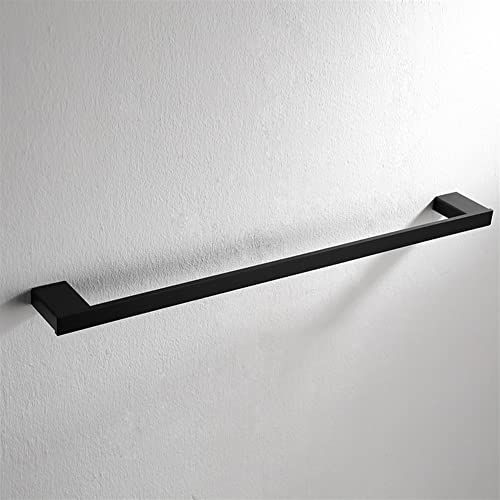 Tige simple de salle de bain noire pour ranger les linges - 4