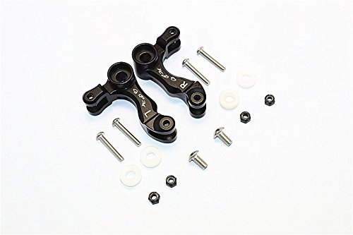 GPM Traxxas E-Revo Brushless Edition Upgrade Parts Aluminum Front Rocker Arm - 1Pr Set Black