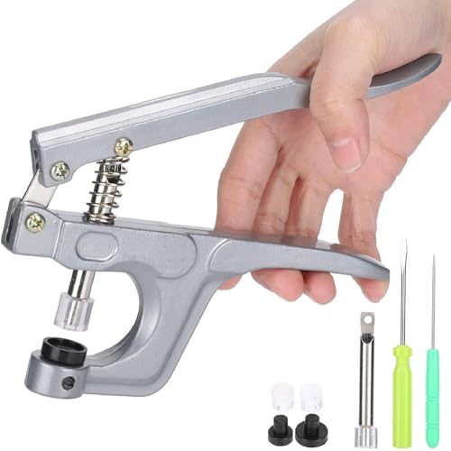 Alicates Instalación Botones, Botones de Presion Alicates, Alicates Snaps Botones, Alicates de Sujeción Botón Alicates Botones T3 T5 T8 Alicates de Tela Herramienta Costura Ropa