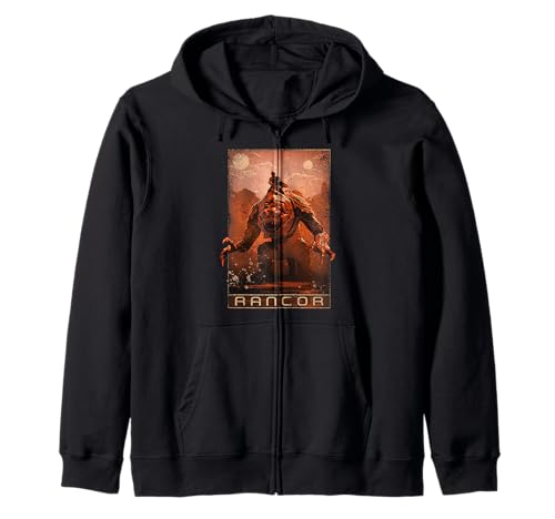 Veste Star Wars Boba Fett zippée pour rester au chaud avec style grâce au motif Rancor