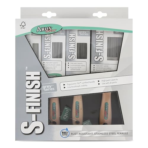 Axus Décor AXU/BGS4 - Aplicación de pintura y color (tamaño: 1.5", 2 x 2" and 3", pack de 4)