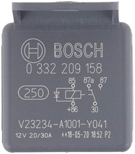Bosch 0332209158 Changeover Mini Relays - 5 Pins, 12 V, 20/30 A #TOP2