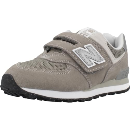 New Balance Boy's 574 Core Hook and Loop Sneaker, Grey/White, 11.5 Little Kid by New Balance - Used condition - Image 4