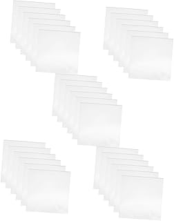 Veemoon 150 Peças Saco De Proteção De Registros Chiodos Sacos De Armazenamento Transparentes De Vinil Mangas De Discos De Vinil Mangas De Vinil Para Discos Mangas Externas De Discos De