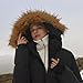 Fitouch Women's Waukee Long Down Parka | 750+ Fill Power Insulation Outwear | Full-Length Jacket | Water-resistantg Puffer Coat| BalanceWarmer Ratio| Black | Size L