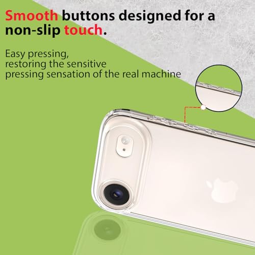 Image of KACA Clear Back Cover Case for Apple iPhone 17 Air |Case for iPhone 17 Air|Shockproof Bumper TPU Protective Design|Apple iPhone Air Back Cover- Transparent