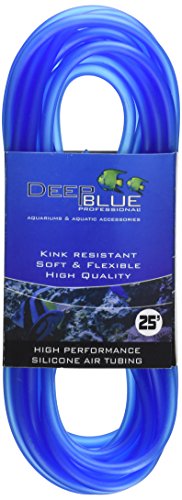 Deep Blue Professional ADB12296 Silicone Air Tubing for Aquarium, 25-Feet (Assorted Colors)