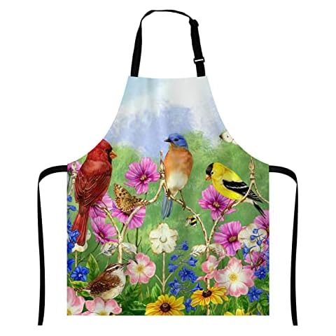 Wasach Adjustable Bib Apron for Cooking Cover