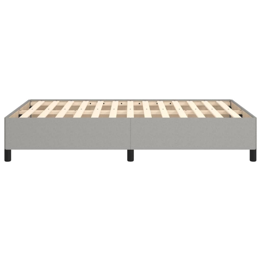vidaXL Giroletto Senza Materasso Grigio Chiaro 120x200 cm Tessuto