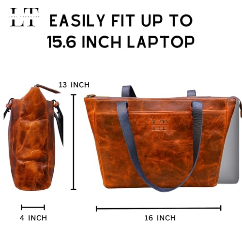 Leather Tote bag | 16 INCH | Ladies Messenger bag | Ladies Handbag | Shoulder Bag Purse | Women Laptop bag4