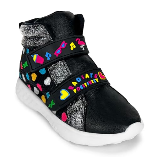 Image of KazarMax Hopits Kids Boys and Girls Ankle Length | High Top | Slip-on Sneakers Shoes | Lightweight | Outdoor Shoes Collection