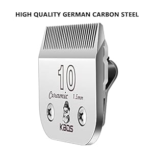 Detachable-Ceramic-Pet-Clipper-BladesSize-10-Blade-Compatible-with-Most-AndisOsterWahl-A5-ClippersMade-of-Ceramic-Blade-Cutter-and-Carbon-Steel-Blade116-Inch-15mm-Cut-Length - Cucciolini Doodles   Detachable-Ceramic-Pet-Clipper-BladesSize-10-Blade-Compatible-with-Most-AndisOsterWahl-A5-ClippersMade-of-Ceramic-Blade-Cutter-and-Carbon-Steel-Blade116-Inch-15mm-Cut-Length