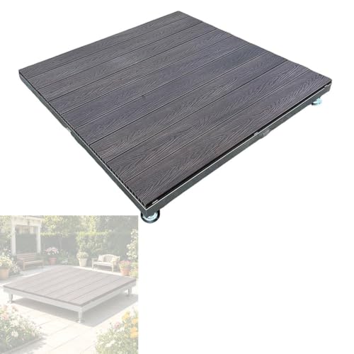 Plataforma de patio exterior con instalación rápida de bricolaje