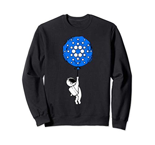 Cryptocurrency Funny ADA Cardano To The Moon Hodl Space Man Sweatshirt
