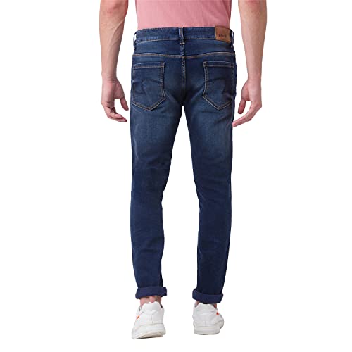 Image of Spykar Men's Skinny Fit Low-Rise Casual Jeans