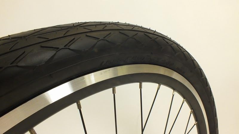 26" Rear 7 Speed Rim Brake Rear Wheel ONLY Complete Assembly Tire Tube Black Mountain Comfort Cruiser Bike