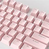 キーボードキーキャップ 104キー 標準ダブルショット ABSキーキャップセット OEMプロファイル 半透明キーキャップ DIYメカニカルキーボード用