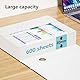 JiaWei 3er Pack 8 cm breit DIN A4 Sammelboxen mit Magnetisch Deckelx, aus 1800 g/m² extra starkem Karton Für 600 Blatt, Mit Auswechselbaren Etiketten, 32×24×8cm, Aktenordner, dokumentenbox-Schwarz