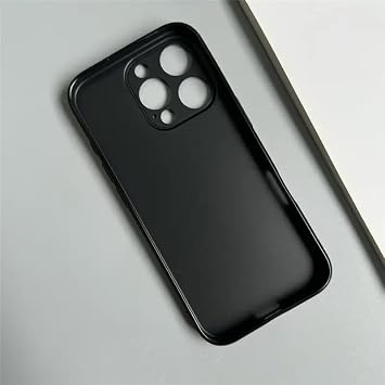 GGM GİYİM & AKSESUAR iPhone ile Uyumlu First Silikon Kılıf İnce Yapılı Mat Dış Yüzeyli Tam Koruma Sağlayan Kamera Korumalı Kılıf (iPhone 16 Pro Siyah)