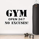 Fun gym home dormitorio fondo decoración de la pared pegatinas de pared mural art decal wallpaper A9 58x35cm