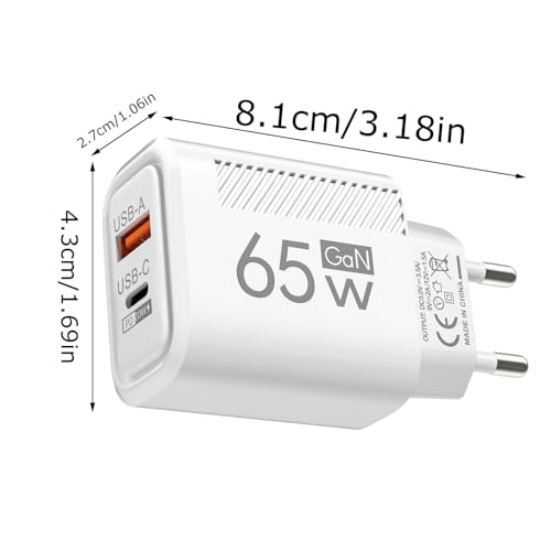 PD Charger Blok, Multiport Charger Brick | 2-portowa ładowarka ścienna do szybkiego ładowania telefonu - Podróżny adapter do szybkiego ładowania telefonu, kostka ładowarki do domu, śpi