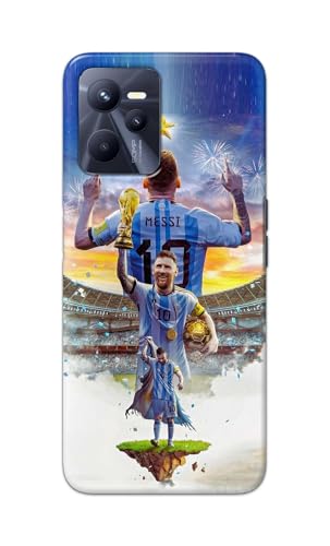 Image of Printed Hard Back Cover for Realme C35 Back Cover (Famous Football Player -J2) -190724(EA)