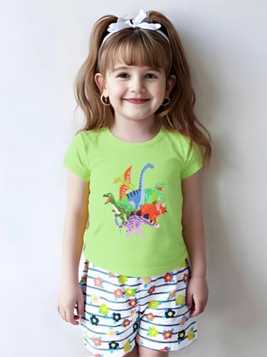 Image of AIWUHE Toddler T Shirts Cotton Summer Tshirts Boys Girls Short Sleeve Tee Tops Casual Graphic Clothes Crew Neck Shirts 2-6Y