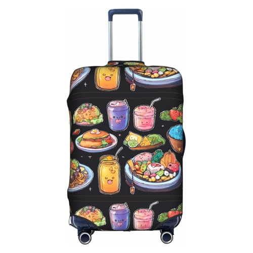 Housse de protection valise XL : tissu polyester lavable blanc