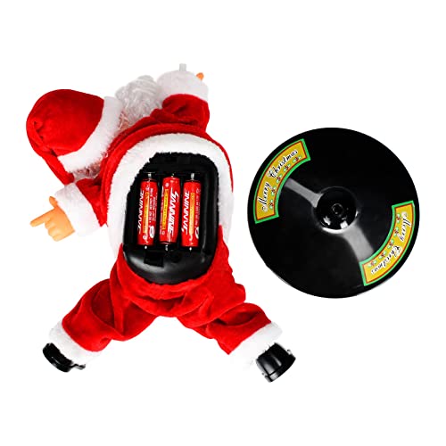 Sdenow Dancing Santa Claus, Upside Down Spinning Singing Electric Plush Christmas Toy Decorations, Fun Interactive Animated For Kids #TOP3