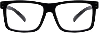 Eyekepper Oversized Glasses for Men Women Square Large Frame Non Prescription Eyeglasses