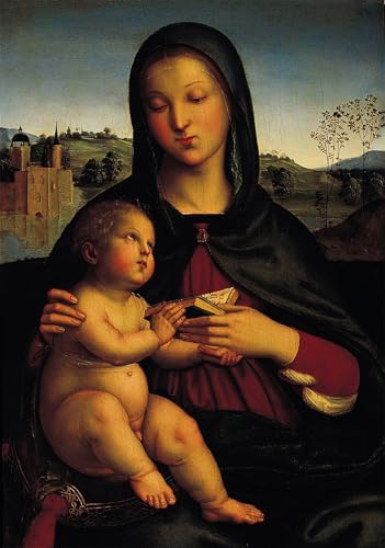 Lienzo decorativo para pared de Raphael, pintura vintage de 60x90cm para hogar 1