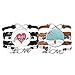 DIYthinker Circular Leve Frío Twenty Four Solar Term Pulsera Correa de mano Cuerda de cuero Forever Love Wristband Set doble