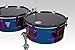Latin Percussion Tony Succar Signature Timbale - Rainbow Chrome - Black Chrome Hardware