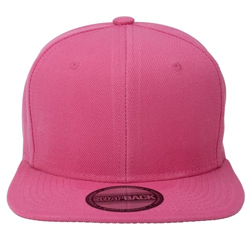 Image of Gelante Plain Blank Flat Brim Adjustable Snapback Baseball Caps Wholesale LOT 12 Pack
