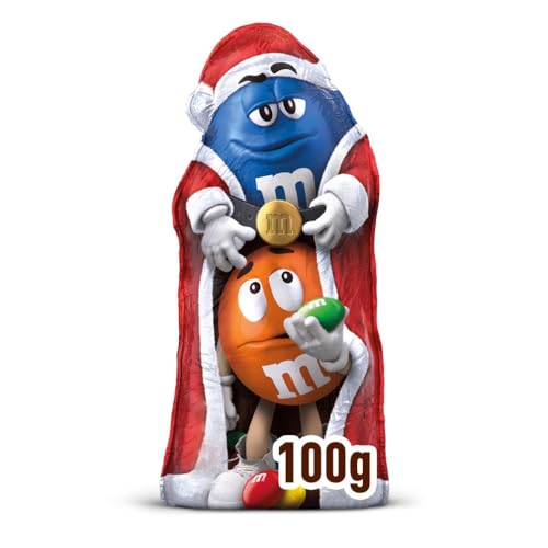 Chocolatina Navideña M&Ms con Papá Noel - Edición Especial Navidad 100g