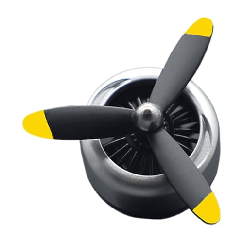 回転式車用芳香剤 ? エアクリップ、プロペラディフューザー | 芳香性換気フレッシュナーツール、車のエアコン吹き出し口、リビングルームのそよ風スポット用のコンセントの香りデバイス、