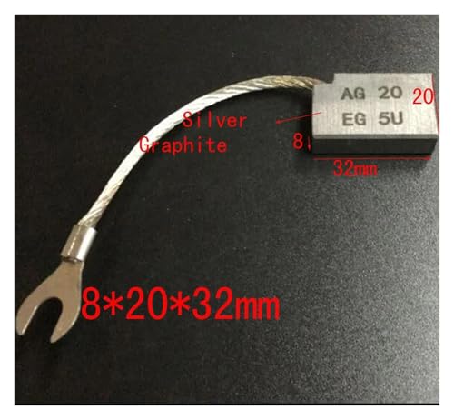 Evite fallos de puesta a tierra con escobillas eólicas 8x20x40mm 6