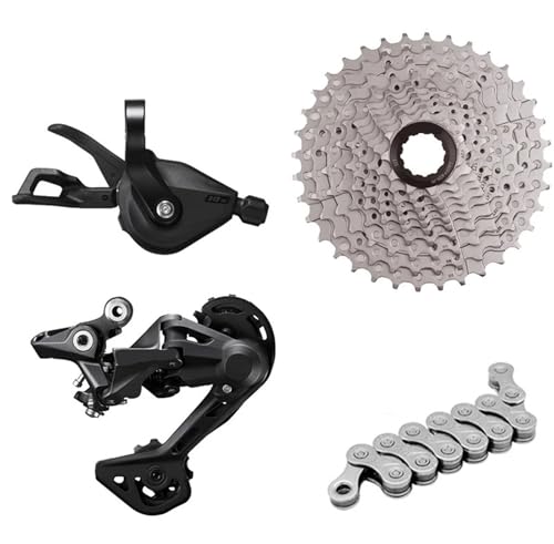 �݊���������܂� SHIMANO Deore M4100�A1x10 �X�s�[�h �O���[�v�Z�b�g RD-M4120 ���A�f�B���C���[ �V�t�^�[ ���o�[ 36T/40T/42T/46T/50T �ɑΉ�(10S 42T Group N)