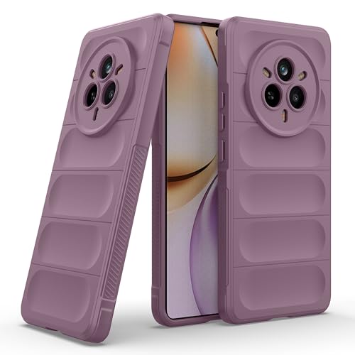 Image of amazon basics Back Case Cover for Realme 14 Pro 5G | Compatible for Realme 14 Pro 5G Back Case Cover | Liquid Silicon Magic with Camera Protection | Lavender