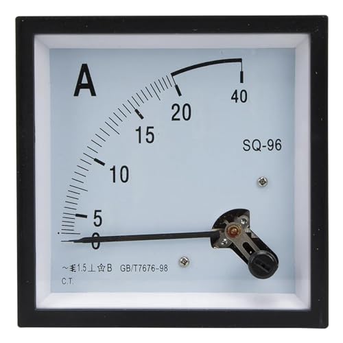 Compteur analogique AC 20A ampèremètre à pointeur carré SQ-96 96x96mm de panneau