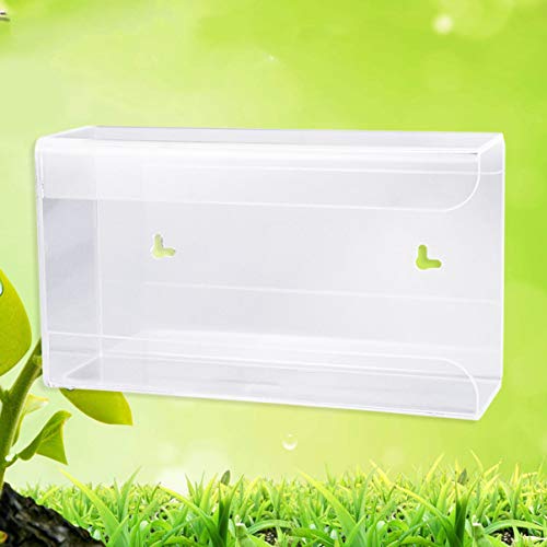 Hemobllo Einweghandschuhe Aufbewahrungsbox Handschuhfachhalter Acrylhandschuhfach Wandhalterung Einweghandschuhspender… – Bild 5