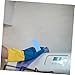 FOYTOKI Rubber Abrasive Cleaning Block for Kitchen Bathroom Blue Eraser for Hard Water Stains Limescale Removal Soft Rubber Residue Remover for Stainless Steel Surfaces
