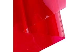 Durably See-Through ONEART Clear Tinted Plastic Vinyl for Windows