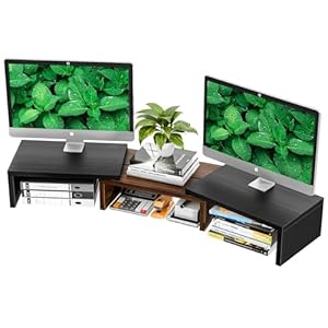 Simple Trending verstellbarer Monitorständer mit 3 Ablagen