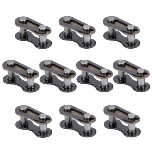 PSLER Single Speed Bike Chain Master Link Missing Connectors 10PK Black