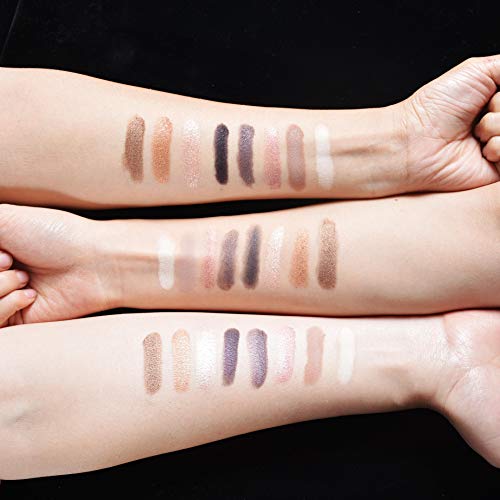 Oblher B 8 Color Deluxe Contour Eyeshadow Palette Matte Shimmer High Color Warm Makeup Pallet Suitable For Noble Dinner（7.9G E9470-01 #TOP6