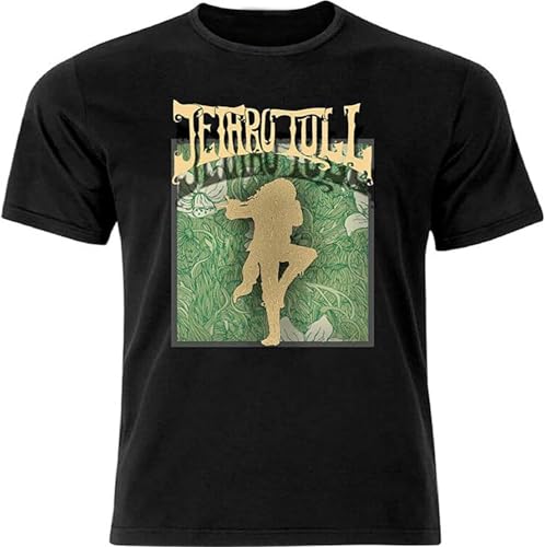 Jethro Tull Vintage Style Rock T Shirt Black Men's